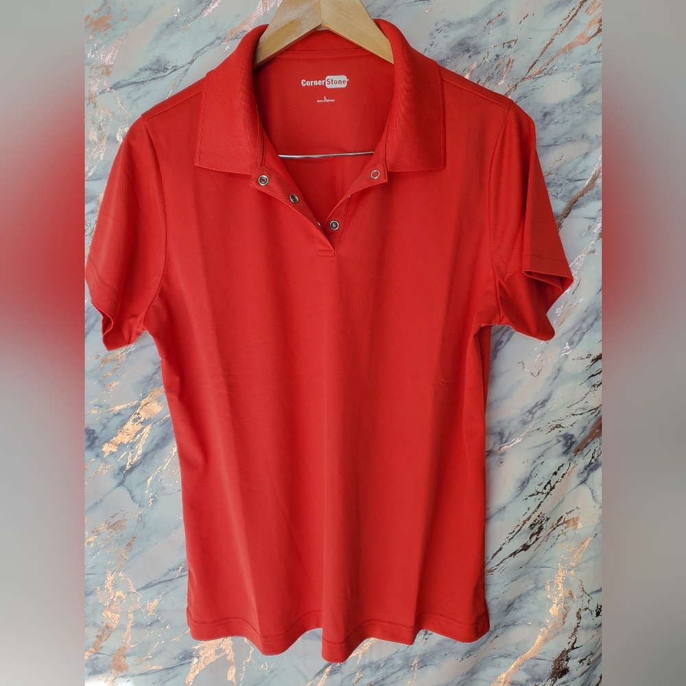 Women's Cornerstone Polo shirt Red Suze Large